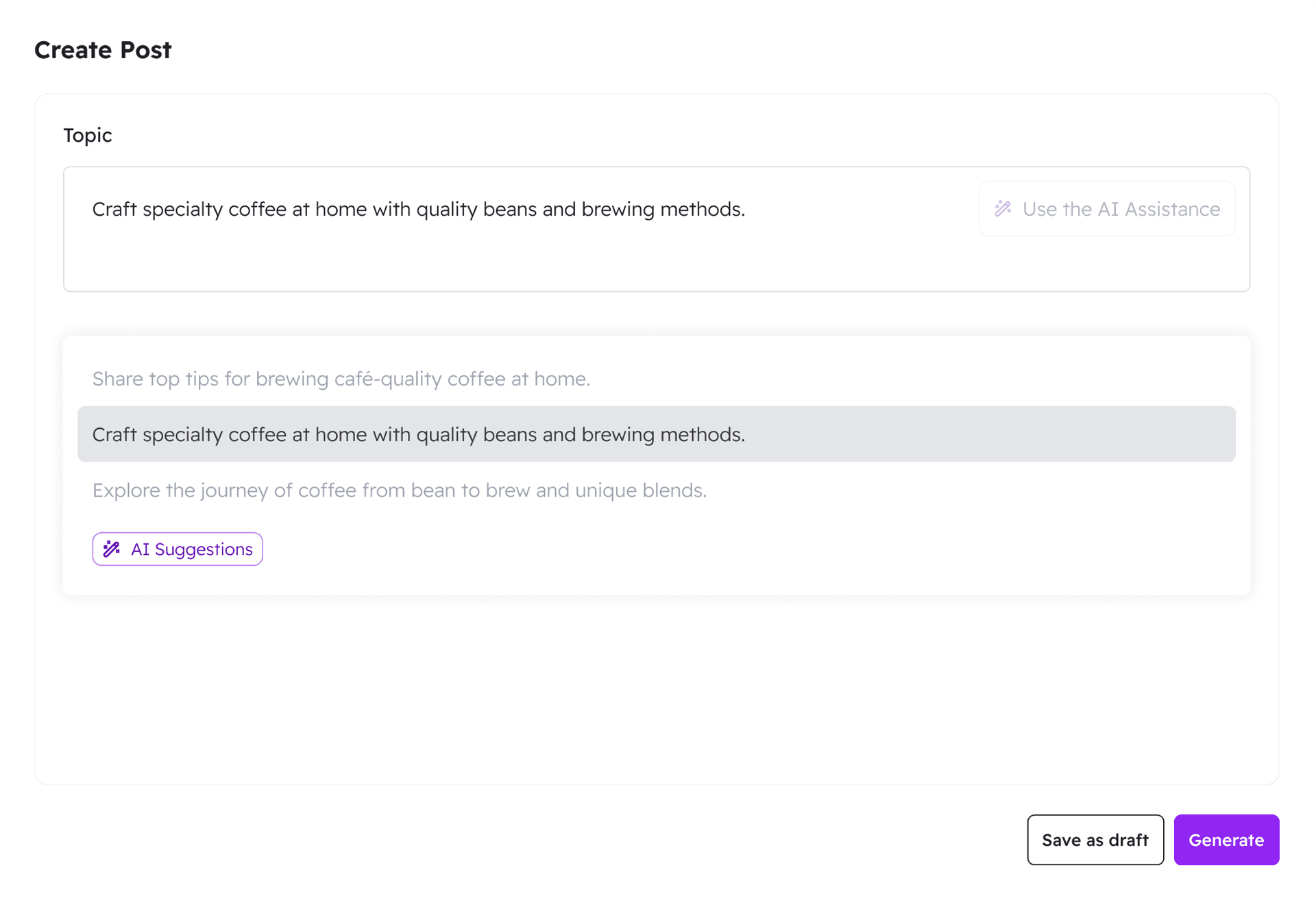 Create Effortlessly